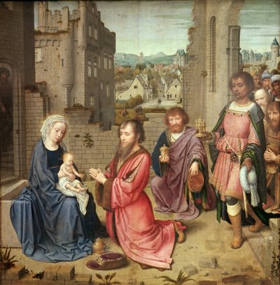 Adoración de los Reyes, 1515 de Gerard David